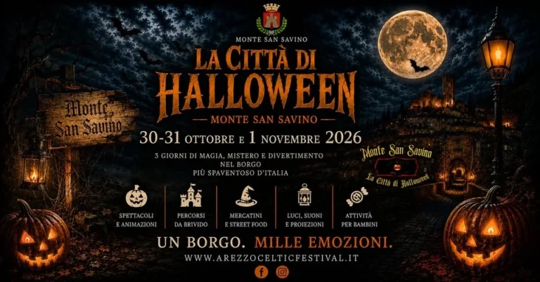 Evento Halloween a Monte San Savino 2026