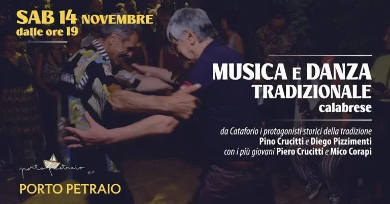 Musica e danza tradizionale calabrese a Porto Petraio a Napoli 2026