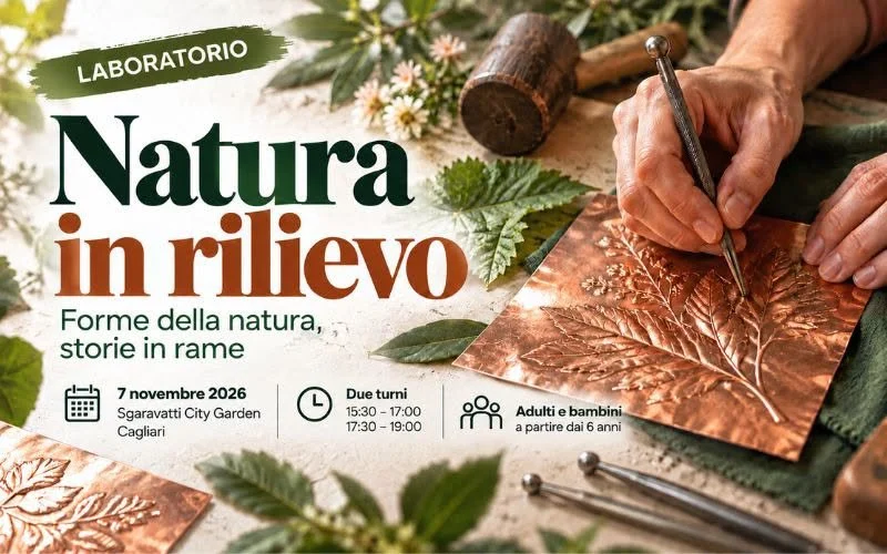 Natura in rilievo, laboratorio a Cagliari 2026