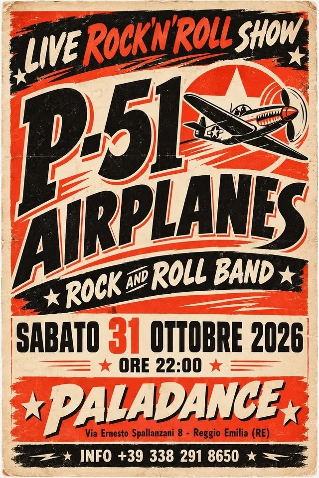 P-51 Airplanes al Paladance di Reggio Emilia 2026