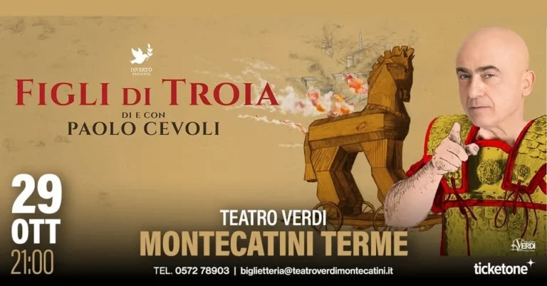 Paolo Cevoli Figli di Troia a Montecatini Terme 2026