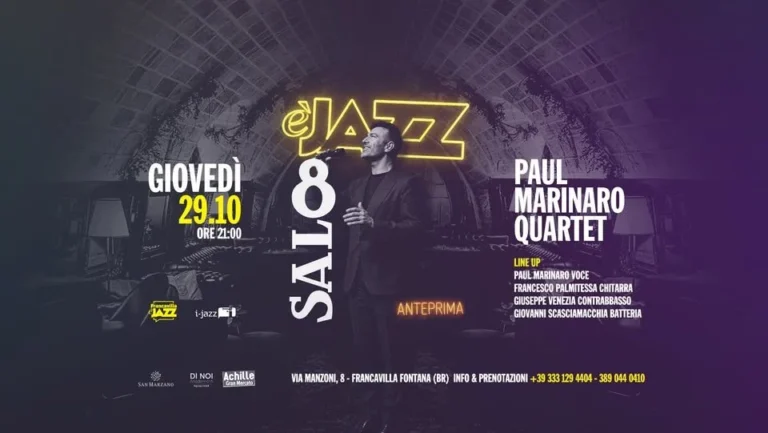 Paul Marinaro Quartet a Francavilla Fontana 2026