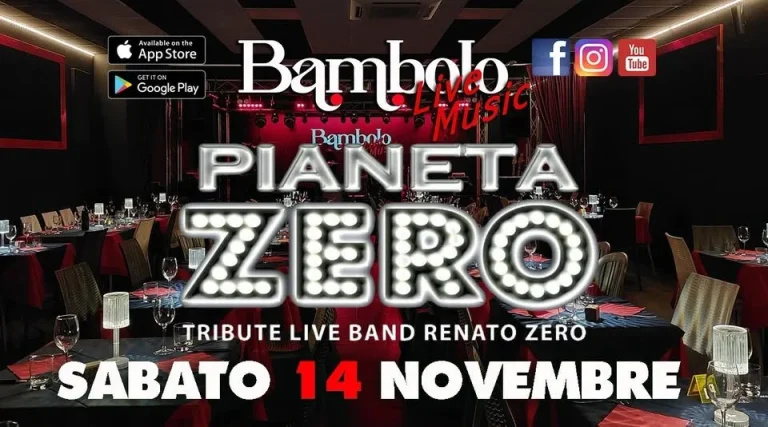 Pianeta Zero, tributo a Renato Zero a Ponsacco 2026