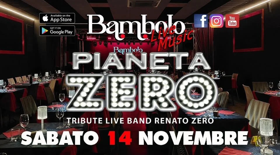 Pianeta Zero, tributo a Renato Zero a Ponsacco 2026