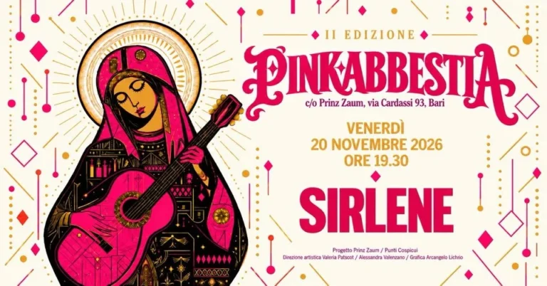 Pinkabbestia con Sirlene al Prinz Zaum di Bari 2026