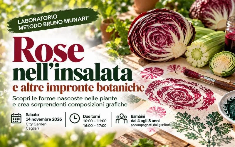 Rose nell’insalata, laboratorio per bambini a Cagliari 2026
