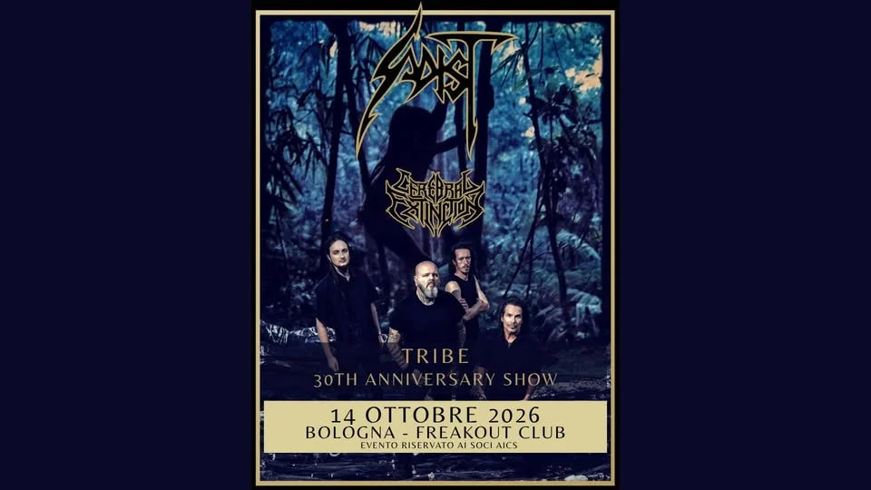 Evento Sadist e Cerebral Extinction Tribe Bologna 2026