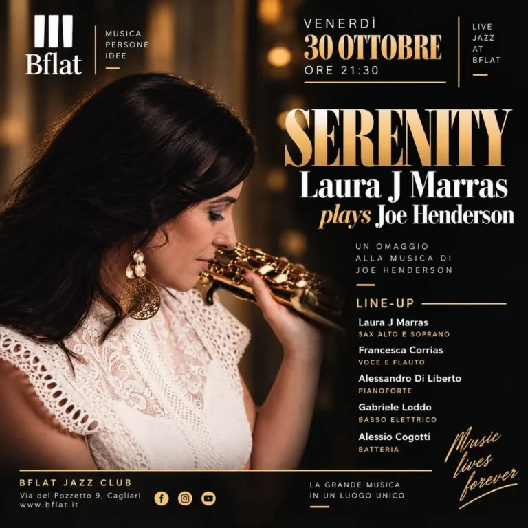 Serenity, Laura J Marras plays Joe Henderson a Cagliari 2026