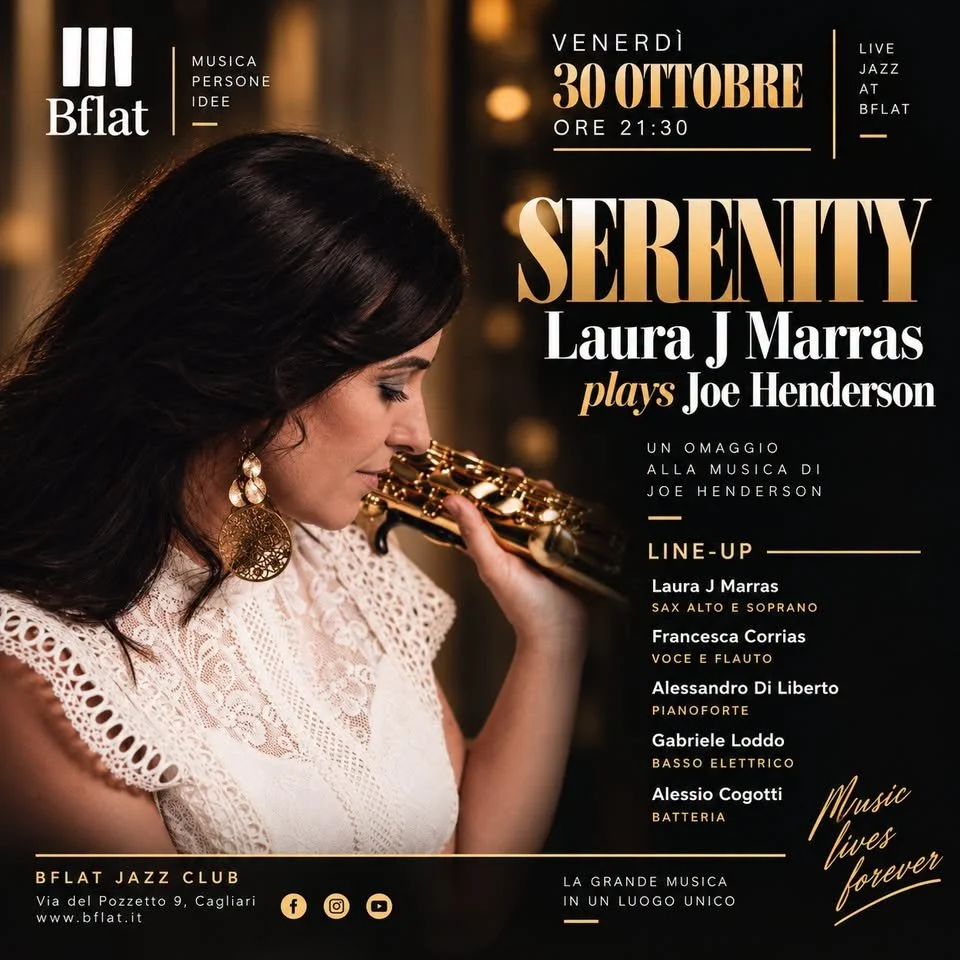 Serenity, Laura J Marras plays Joe Henderson a Cagliari 2026