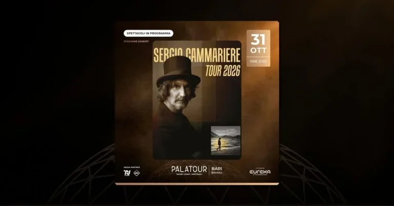 Sergio Cammariere in concerto a Bitritto 2026