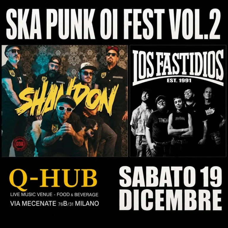 Ska Punk io Fest Vol2 Milano 2026