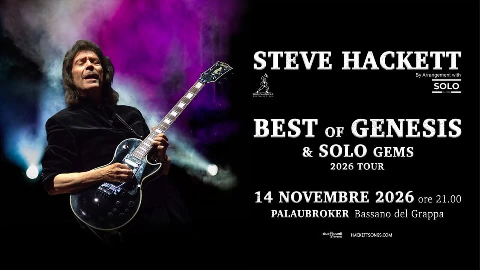 Steve Hackett Bassano 2026 – Concerto di musica dal vivo