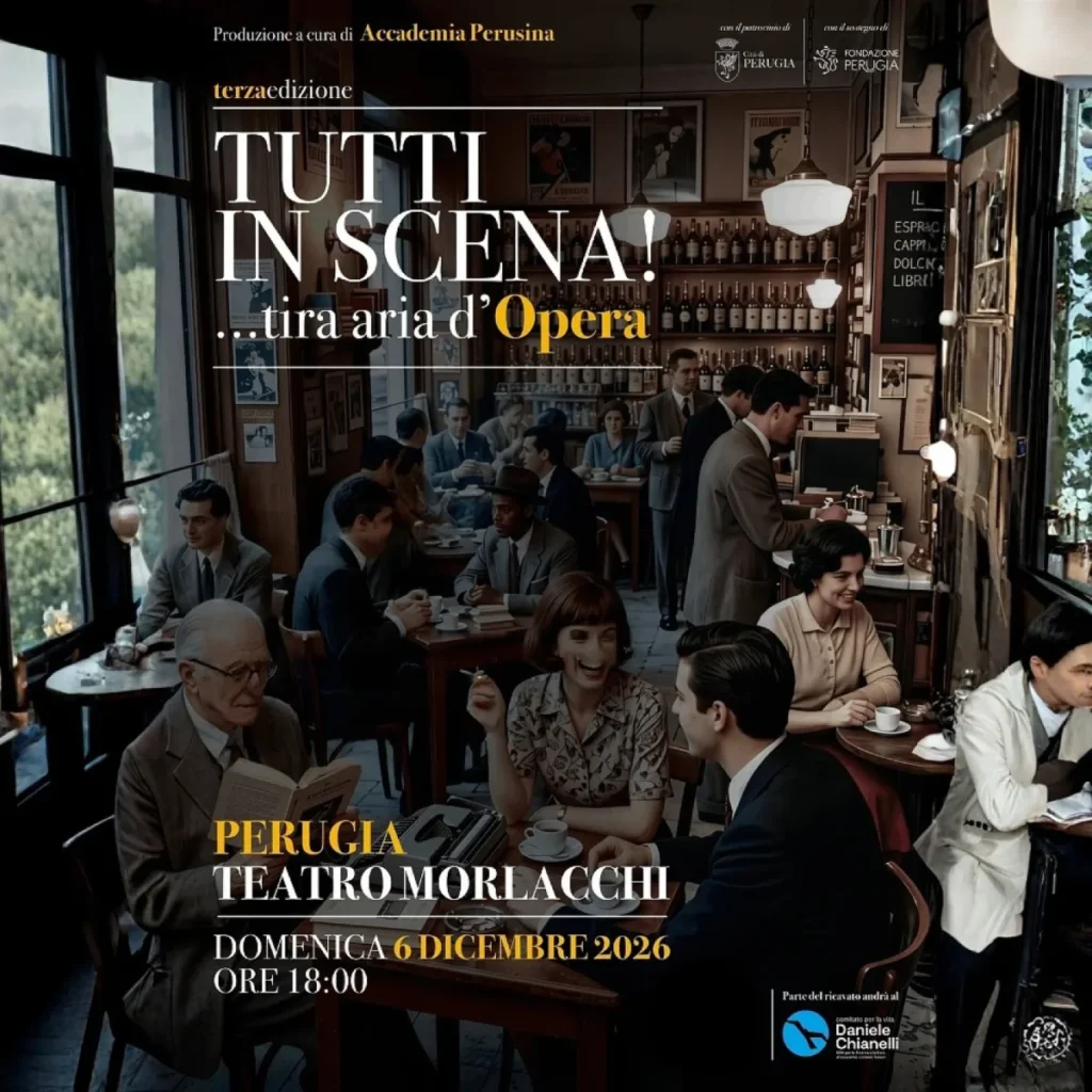Evento Teatro Morlacchi Perugia 2026 – Tutti in scena!…Tira aria d’O…
