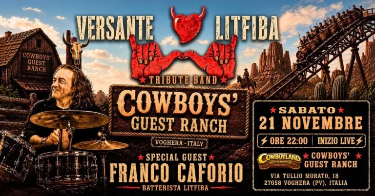 Evento Versante Litfiba con Franco Caforio Voghera 2026