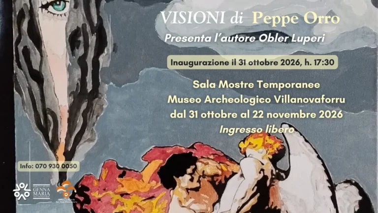 Visioni, mostra di Peppe Orro a Villanovaforru 2026