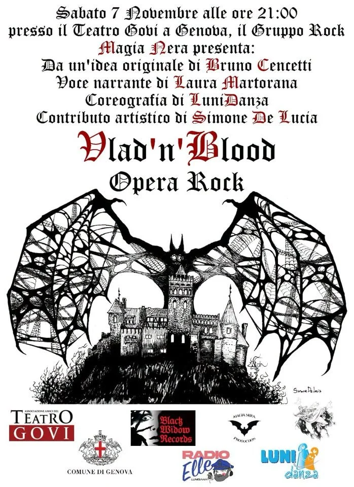 Vlad’n’Blood Opera Rock a Genova 2026