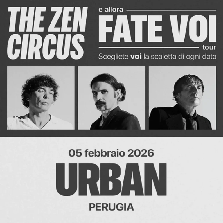The Zen Circus a Perugia 2027 – Evento in Umbria